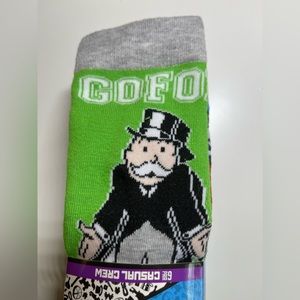 HASBRO GAMING Mens Crew Socks 6 Pairs Size 6-12 multicolor NEW